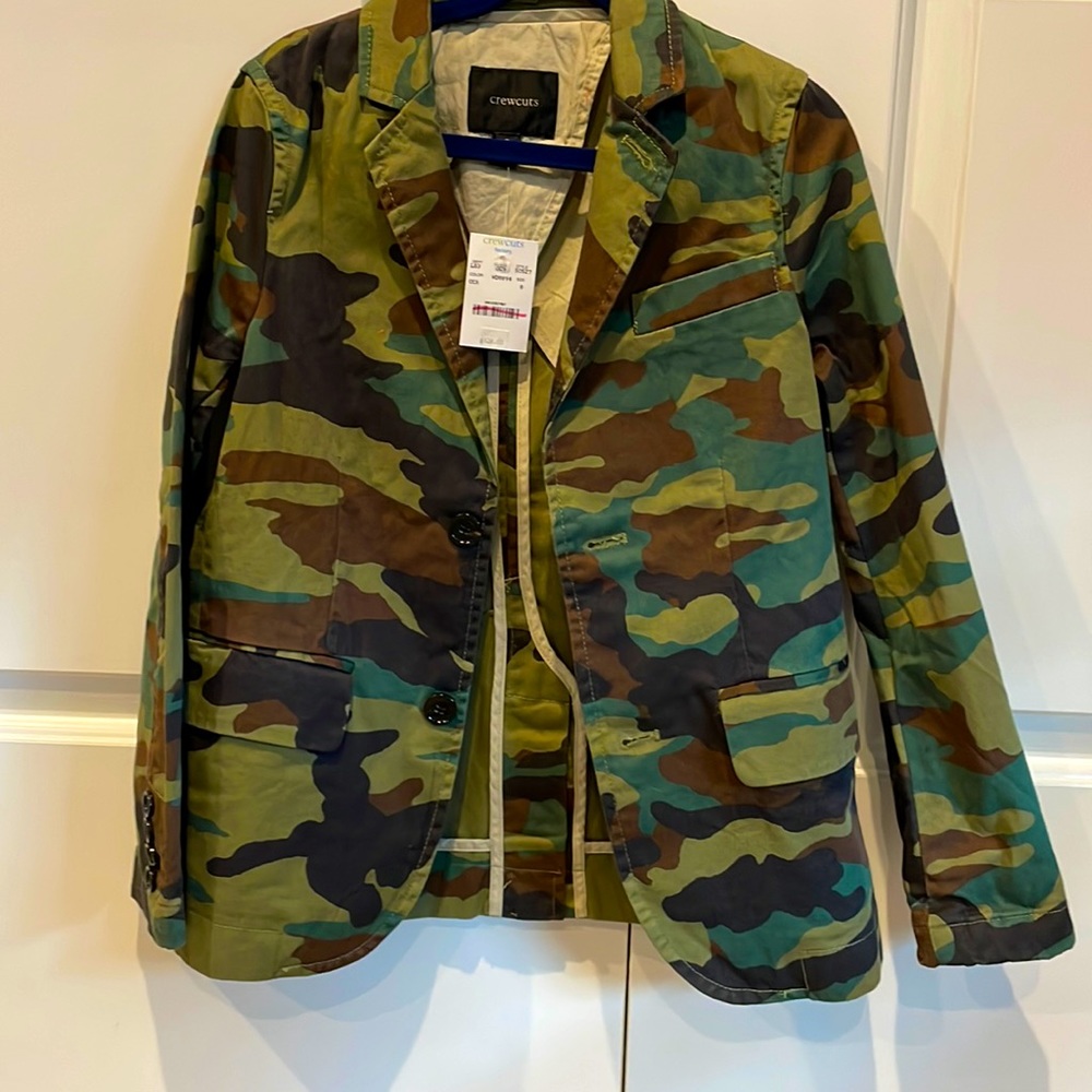 JCrew Kids Camo Jacket